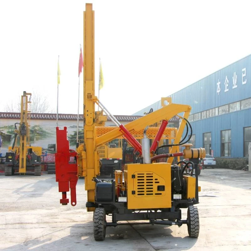 Highway Guardrail Pile Driver factory
